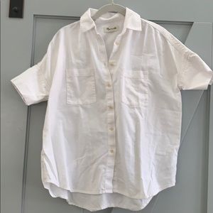 Madewell button up white